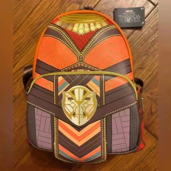 Loungefly Marvel Black Panther Wakanda Forever BP -$65 NWT - Picture 1 of 3